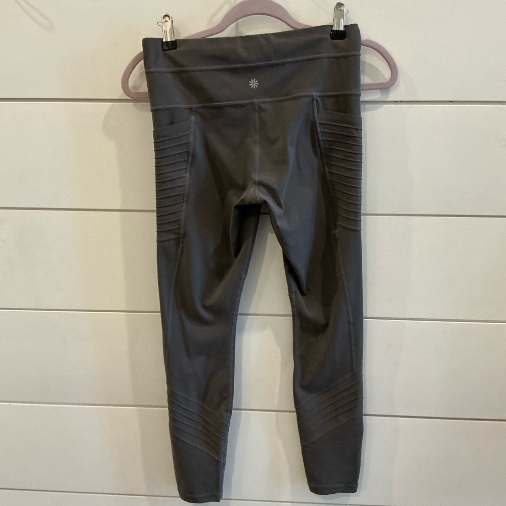 Athleta Delancy Moto tight Leggings - Picture 2 of 3